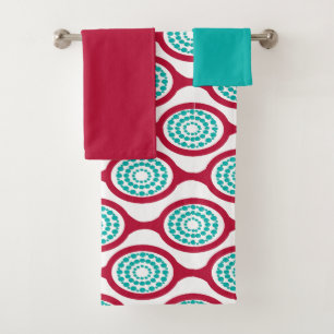 Conjunto De Toalhas Cadeias Oval