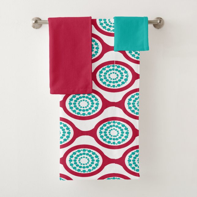 Conjunto De Toalhas Cadeias Oval (Insitu)