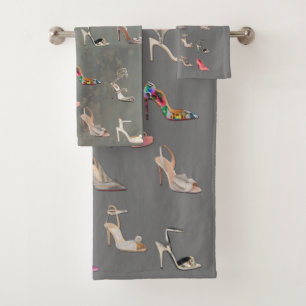 Conjunto De Toalhas Calçados de moda para de salto alto