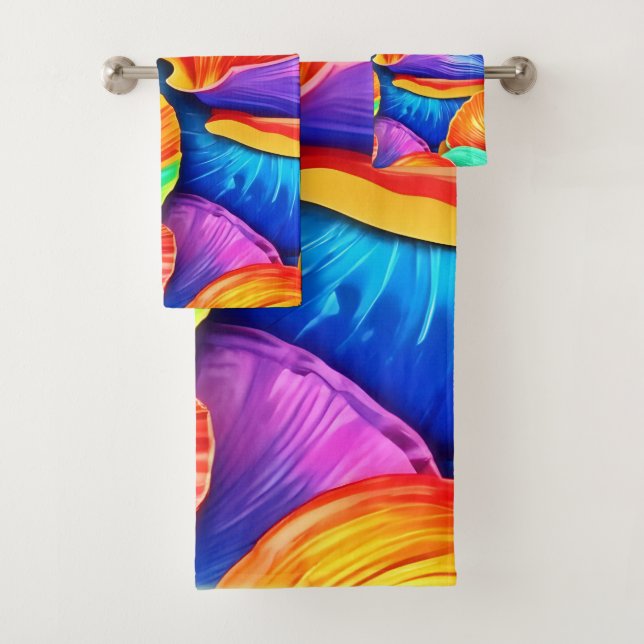 Conjunto De Toalhas Caleidoscópio de conchas oceânicas (Insitu)