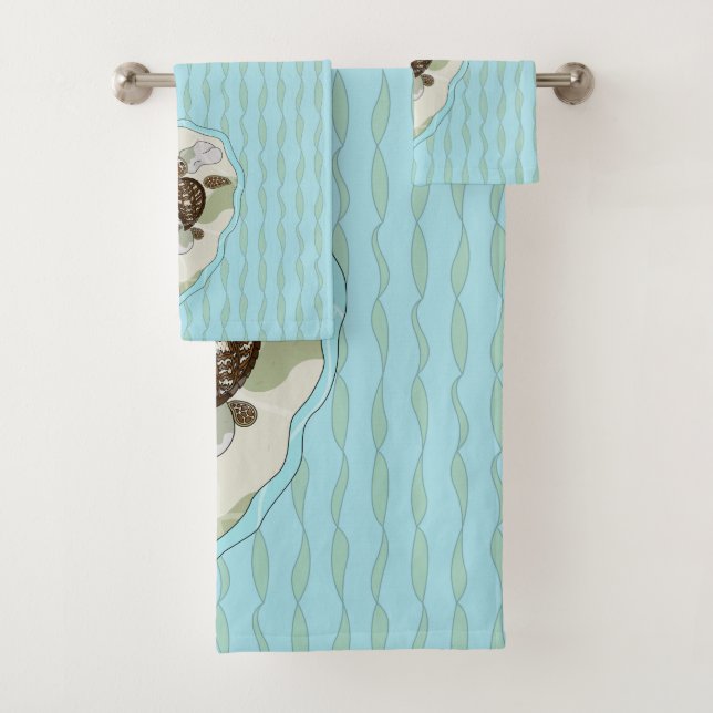 Conjunto de Toalhas Callie a Tartaruga Marinha (Insitu)