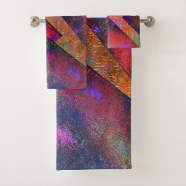 Conjunto De Toalhas Camada de imagens rústicas organizadas de forma ir