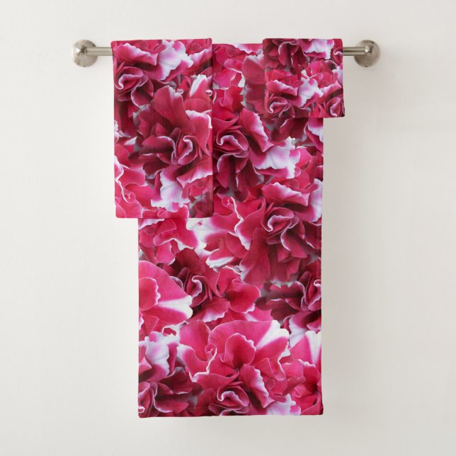 Conjunto De Toalhas Camelot Red Floral (Insitu)