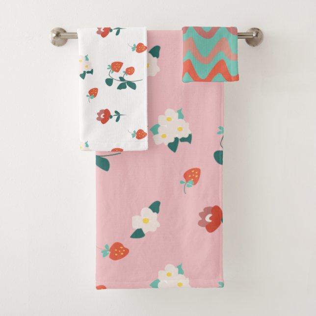 Conjunto De Toalhas Campos de frutillas (Insitu)