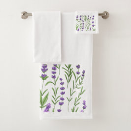 CONJUNTO DE TOALHAS CAMPOS LAVANDA