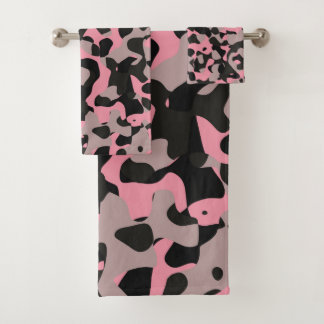 Conjunto De Toalhas Camuflagem de Gatinho