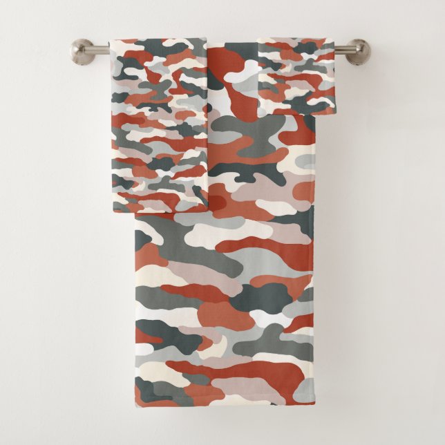 Conjunto De Toalhas Camuflagem de outono (Insitu)