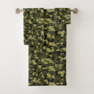 Conjunto De Toalhas Camuflagem Euro Primavera