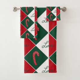 Conjunto De Toalhas Canes de Amor e Doces