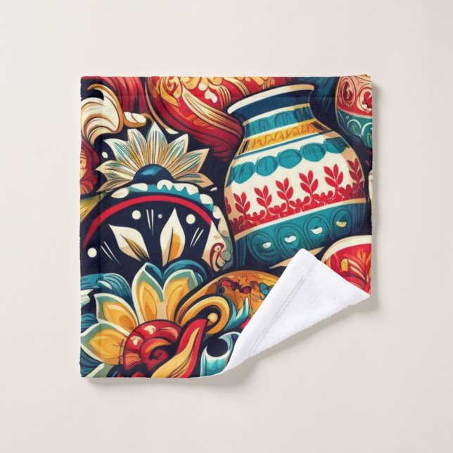 Conjunto De Toalhas Cantaro mexicano (Pano de lavar)