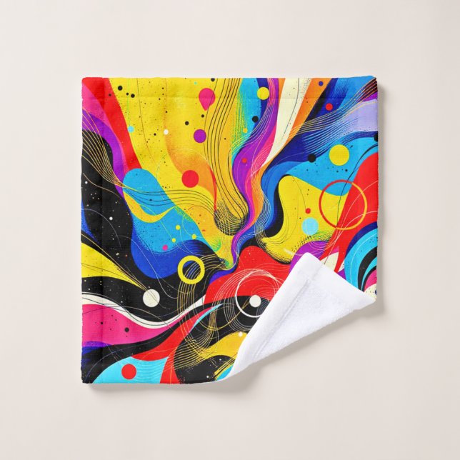 Conjunto De Toalhas Caos na Arte Harmonista (Pano de lavar)