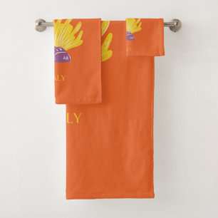 Conjunto De Toalhas Capri, Itália, Viagem, Peruca, Laranja