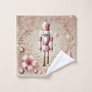 Conjunto De Toalhas Caprichoso Elegante Rosa e Dourado Pastel Quebra-N