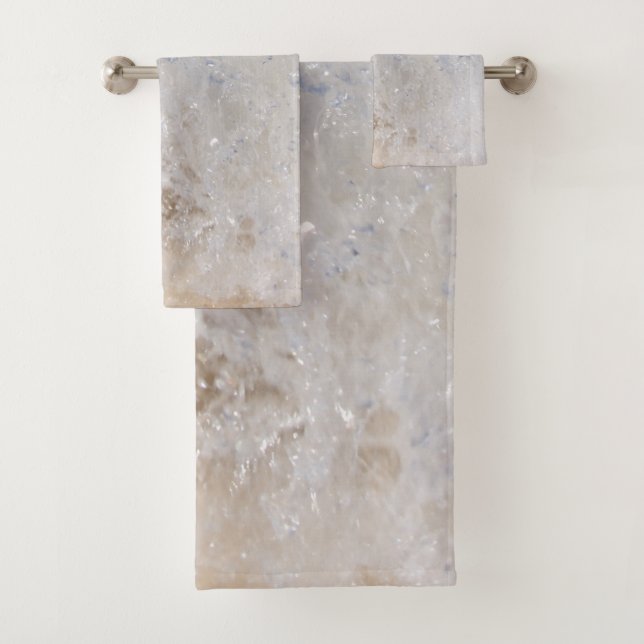 Conjunto De Toalhas Caribe Island Wave Love 1 (Insitu)