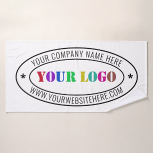 Conjunto De Toalhas Carimbo da empresa de logotipo comercial personali