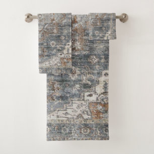 Conjunto De Toalhas Carpete Persa Turco Oriental