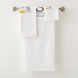 Conjunto De Toalhas Carregamento - O sucesso começa com uma etapa