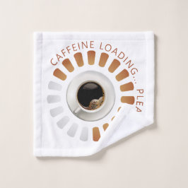Conjunto De Toalhas Carregando cafeína