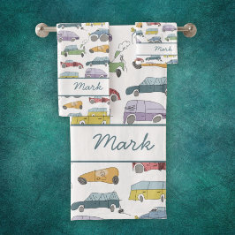 Conjunto De Toalhas Carro