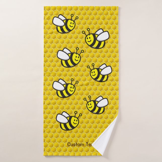 Conjunto De Toalhas Cartoon de Honeybee (Toalha de Banho)