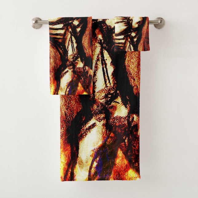 Conjunto De Toalhas Carvões de luto e depressão (Insitu)