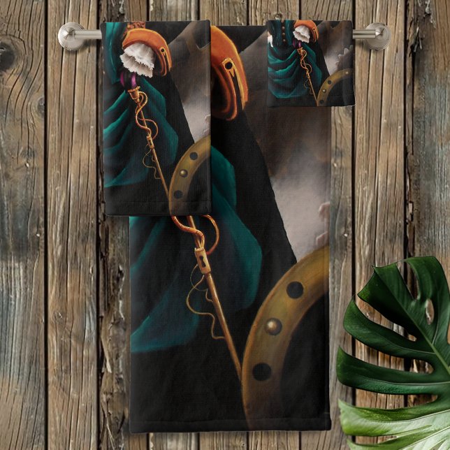 Conjunto De Toalhas Casal Steampunk vitoriano (Criador carregado)
