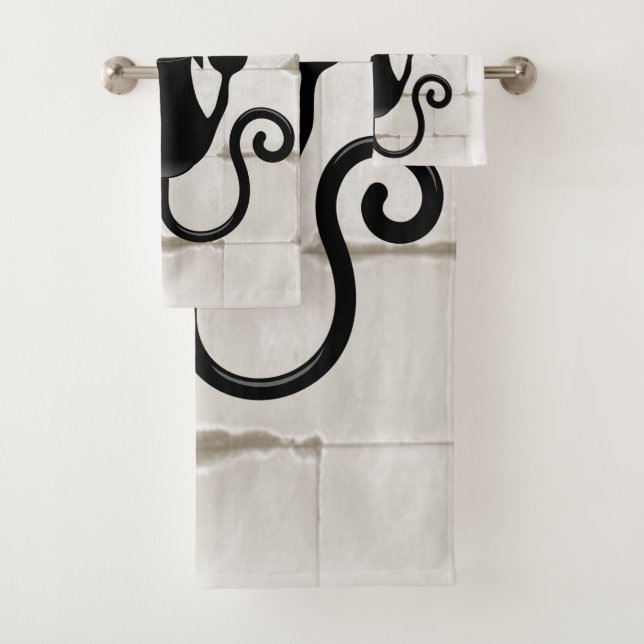 Conjunto De Toalhas Cat Caindo no personagem de desenho animado da div (Insitu)