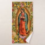 Conjunto De Toalhas Católica Nossa Senhora de Guadalupe Virgem Maria F<br><div class="desc">Esta é uma bela imagem religiosa tradicional católica desenhada por personagem,  da Bênção Virgem Maria,  Nossa Senhora de Guadalupe. A cor de fundo e a cor da precinta podem ser modificadas.</div>