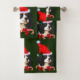 Conjunto De Toalhas Cavalier King Charles Spaniel Natal