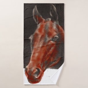 Conjunto De Toalhas cavalo amigável