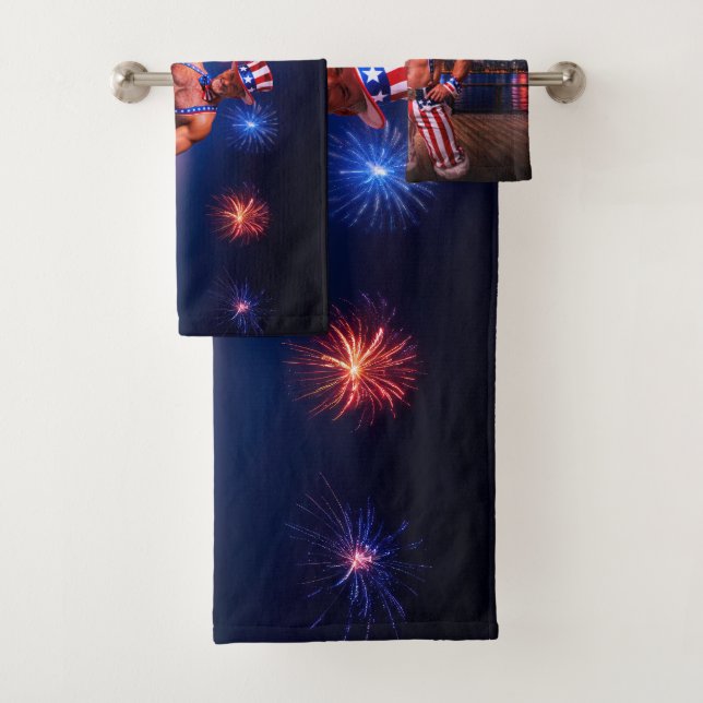 Conjunto De Toalhas Celebração do Dia da Independência dos Estados Uni (Insitu)