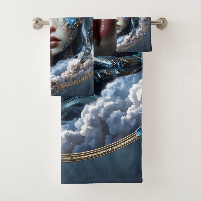 Conjunto De Toalhas Celestia – Guardiã do Céu Infinito.  (Insitu)