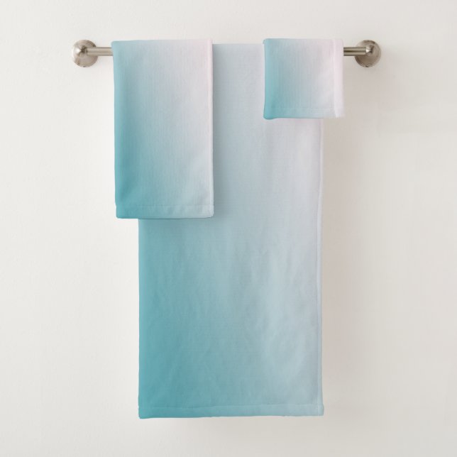 Conjunto De Toalhas Cerceta e inclinação branco (Insitu)