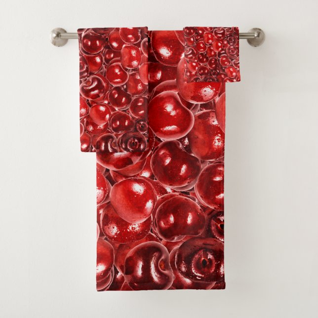 Conjunto De Toalhas Cerejas Doce (Insitu)