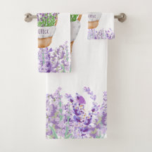 Cesta de Flores de Lavanda Personalizadas Roxo Ver