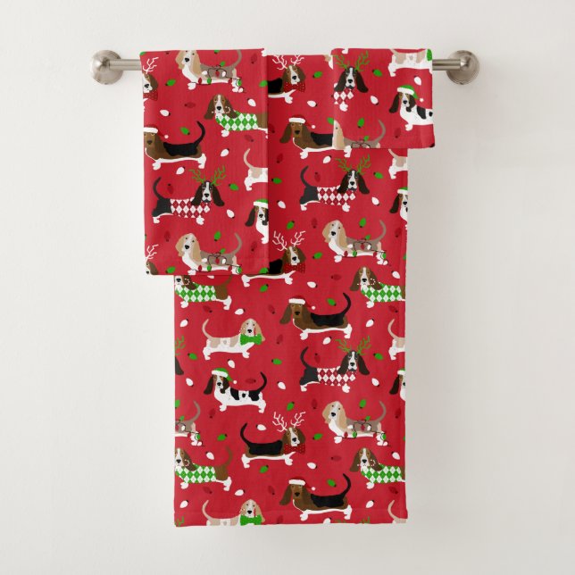 Conjunto De Toalhas Cesto de Natal (Insitu)