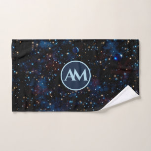 Conjunto De Toalhas Céu noturno com estrelas e planetas personalizados