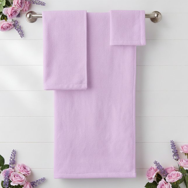 Conjunto De Toalhas Chá de Bebê Lavanda Rosa Casamento (Criador carregado)