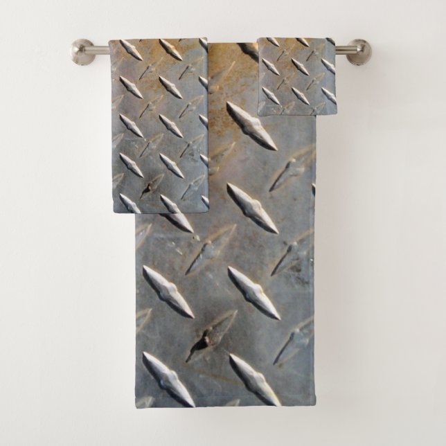 Conjunto De Toalhas Chapa de Aço Diamantada de Alta Resistência Gráfic (Insitu)