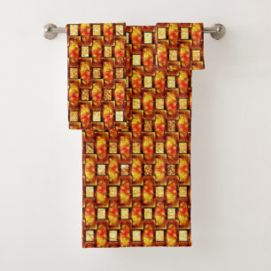 Conjunto De Toalhas Chapas retangulares, esmeriladas e esmeriladas, de