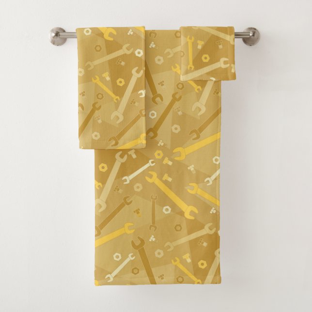 Conjunto De Toalhas Chaves, Porcas e Parafusos (Insitu)