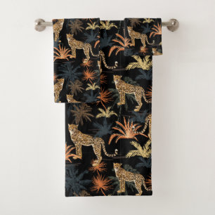 Conjunto De Toalhas Cheetahs Bath Towel Set