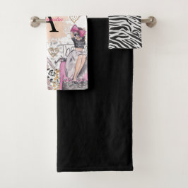 Conjunto De Toalhas Chefe Zebra Personalizado Chefe Luxo