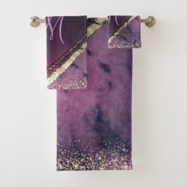 Conjunto De Toalhas Chic Tie Dye Monograma Gypsy Scarf