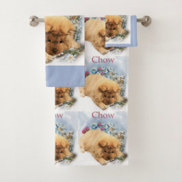 Conjunto De Toalhas Chow Chow Art