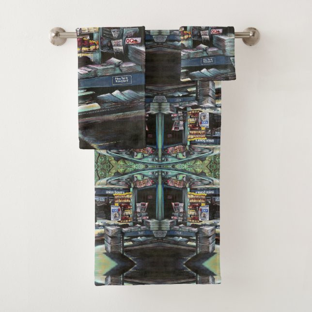 Conjunto De Toalhas Chrysocolia Morning, Union Square Nova Iorque (Insitu)