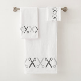 Conjunto De Toalhas Cinza Na moda