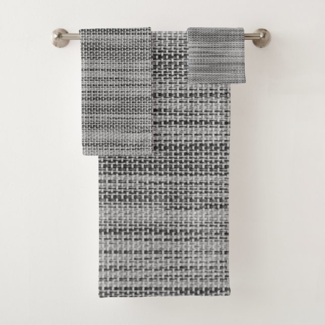 Conjunto De Toalhas Cinza Tecido (Insitu)
