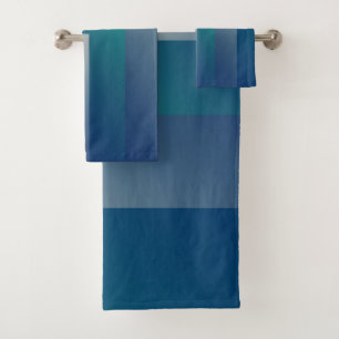 Conjunto De Toalhas Cinzas da cerceta do marinho