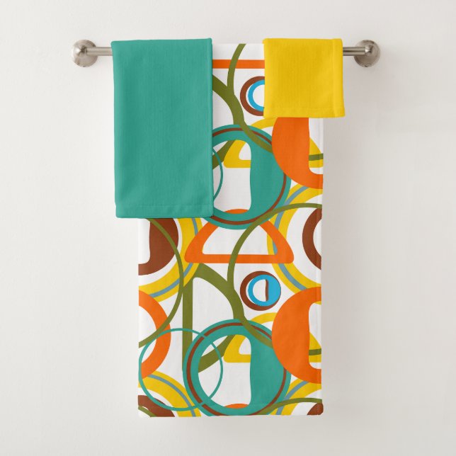 Conjunto De Toalhas Círculos, Círculos (Insitu)